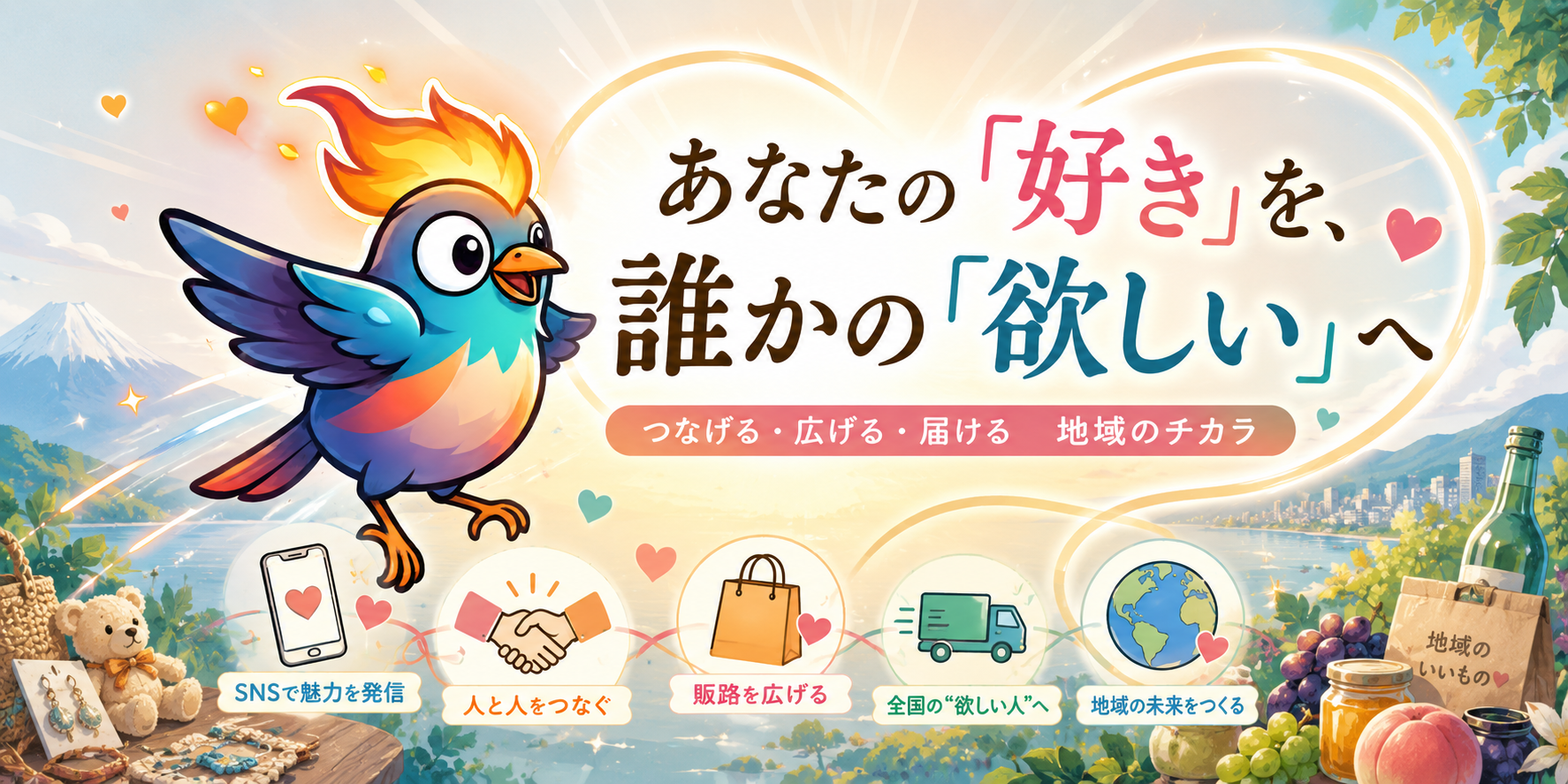 あなたの「好き」を、誰かの「欲しい」へ。